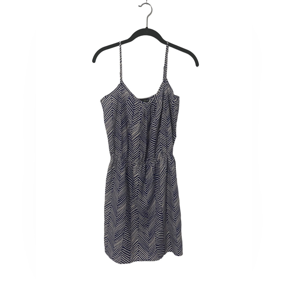 AQUA Navy summer vacation sundress. The blue is brighter than pictured.